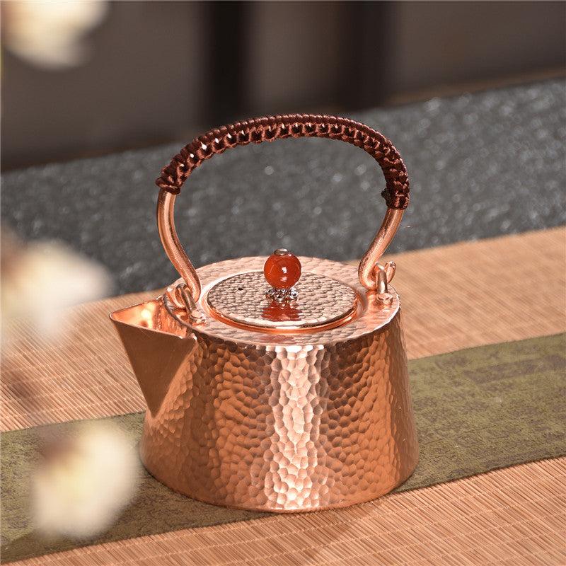 {{ collection.title }} - Red Copper Household Tea Pot, Tea Set, Electric Ceramic Stove Type Copper Pot - Cuppio